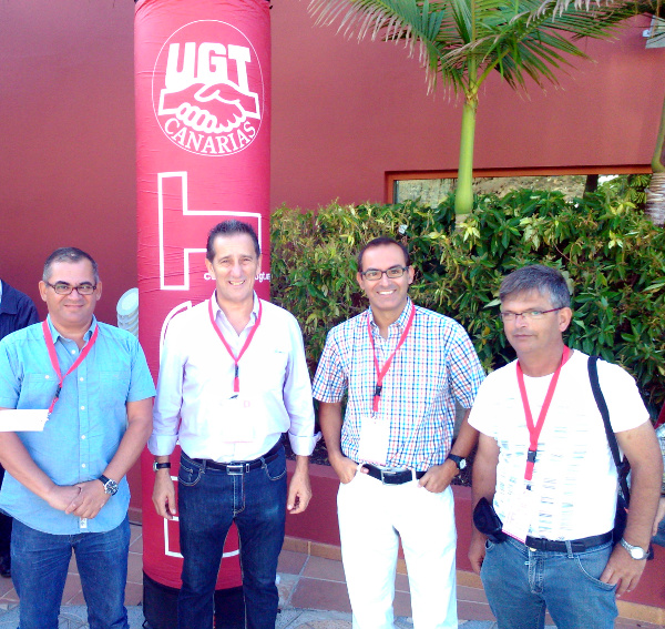 Foto = De izquierda a derecha:Juan Carmelo Talavera, Francisco González, Carmelo Rodríguez y Juan Ramón Viera.